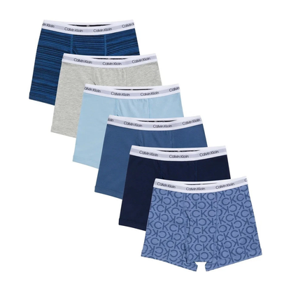 Calvin Klein Boys' Cotton Stretch Boxer Brief Underwear 6-Pack