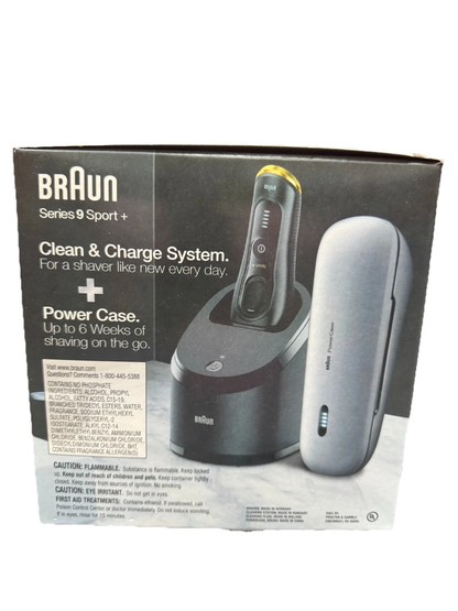 Braun Series 9 Sport+ Electronic Shaver 9350cc Black