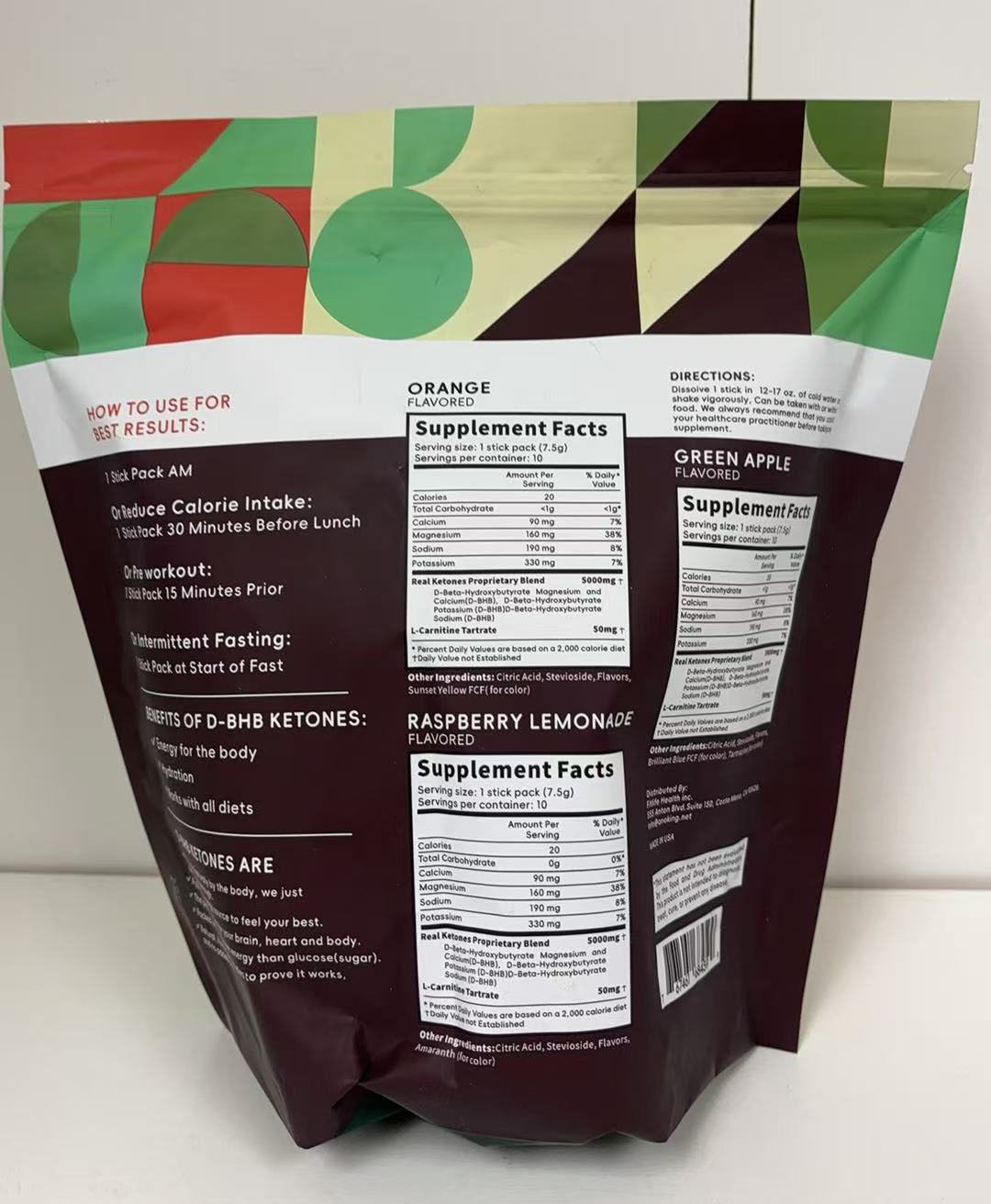 Anoking Drink Mix 30 Packets / 3 Flavors