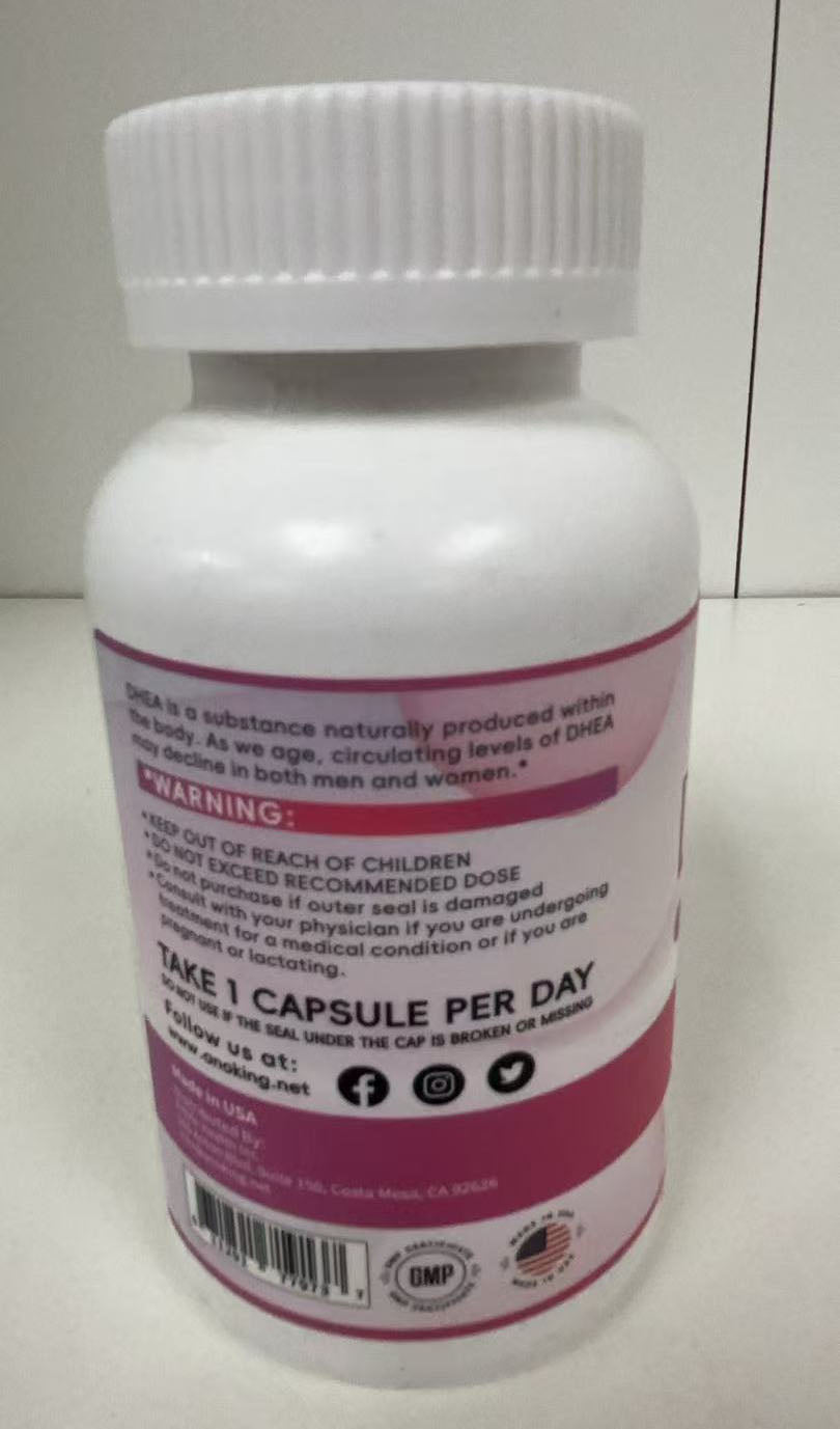Anoking DHEA Dietary Supplement 90 Capsules* 75mg