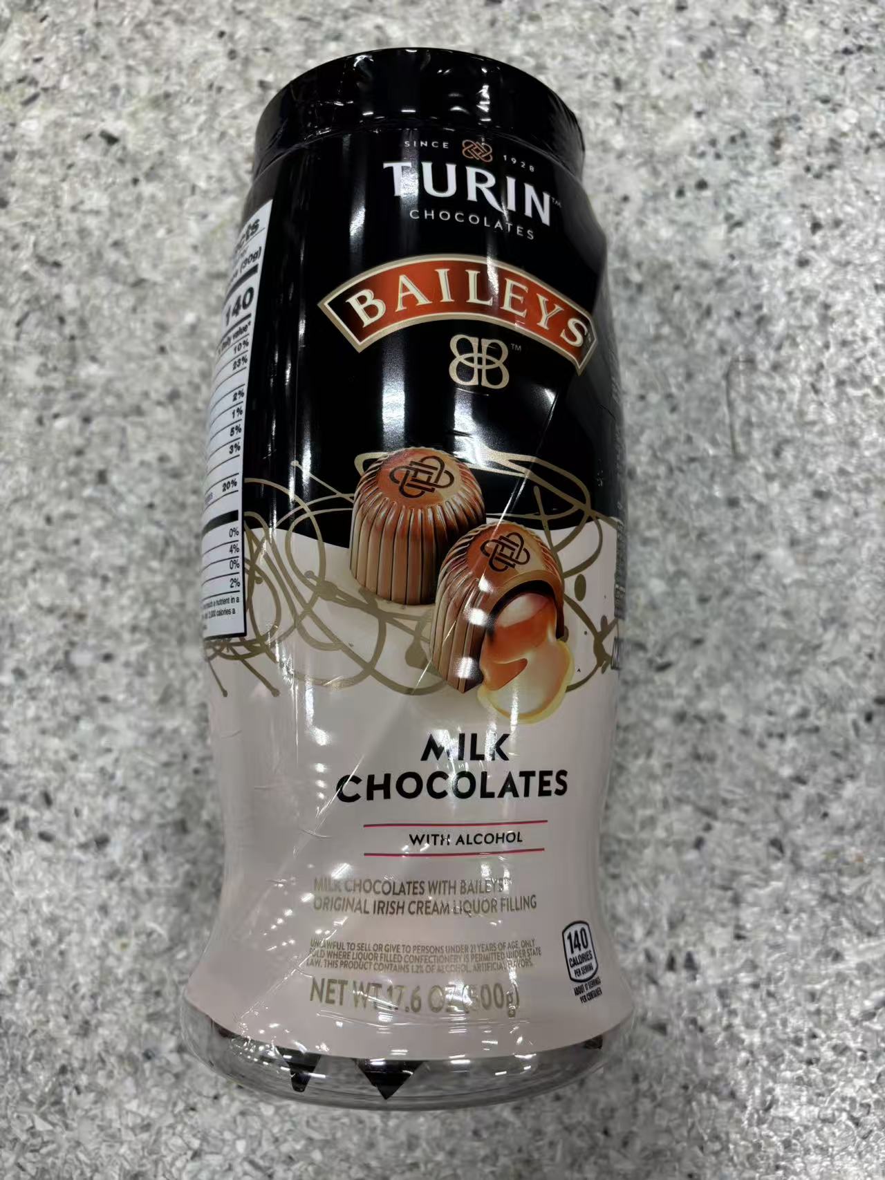 Turin Baileys Original Irish Cream Chocolates Liquor Filling 17.6 oz (500g)