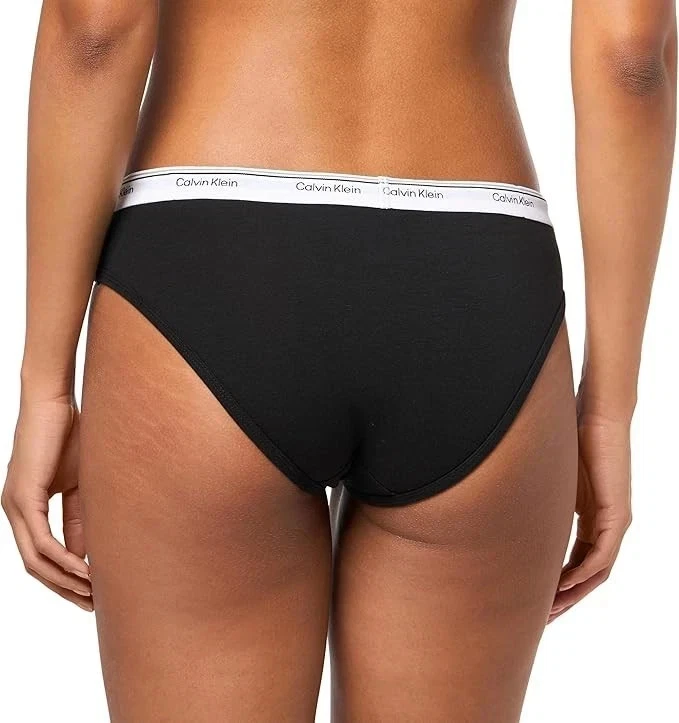 Calvin Klein 3 Pack Cotton Modal Bikini Panties Size L
