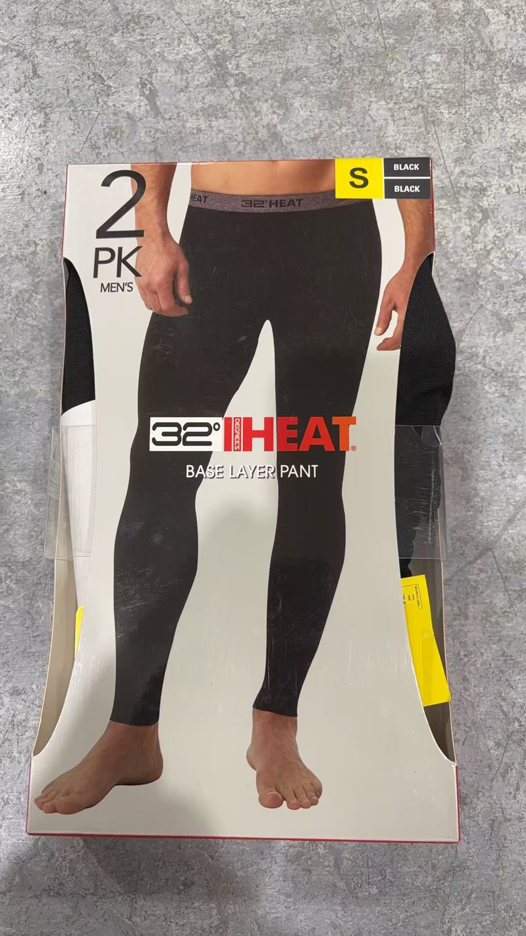 32 Degrees Heat Men's 2 Pk -Base Layer Pant (Size S/XL)