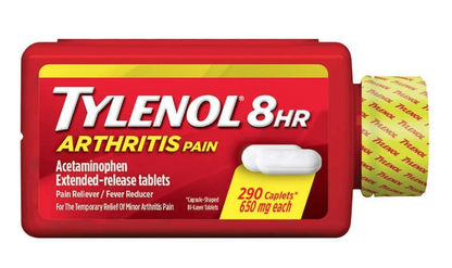 Tylenol Arthritis Pain Relief - 8hr Acetaminophen 650mg 290 Caplets