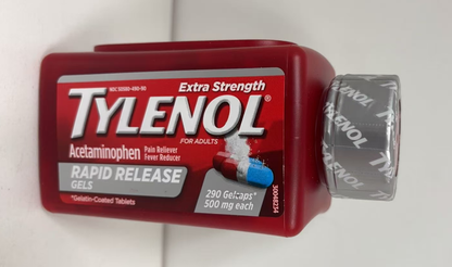 TYLENOL Acetaminophen Extra Strength Rapid Release 500mg Gels - 290 Count