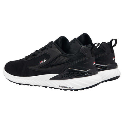 FILA Men's Mesh Gym Tennis Shoes Sneakers w/EVA & Energized Midsole-Black