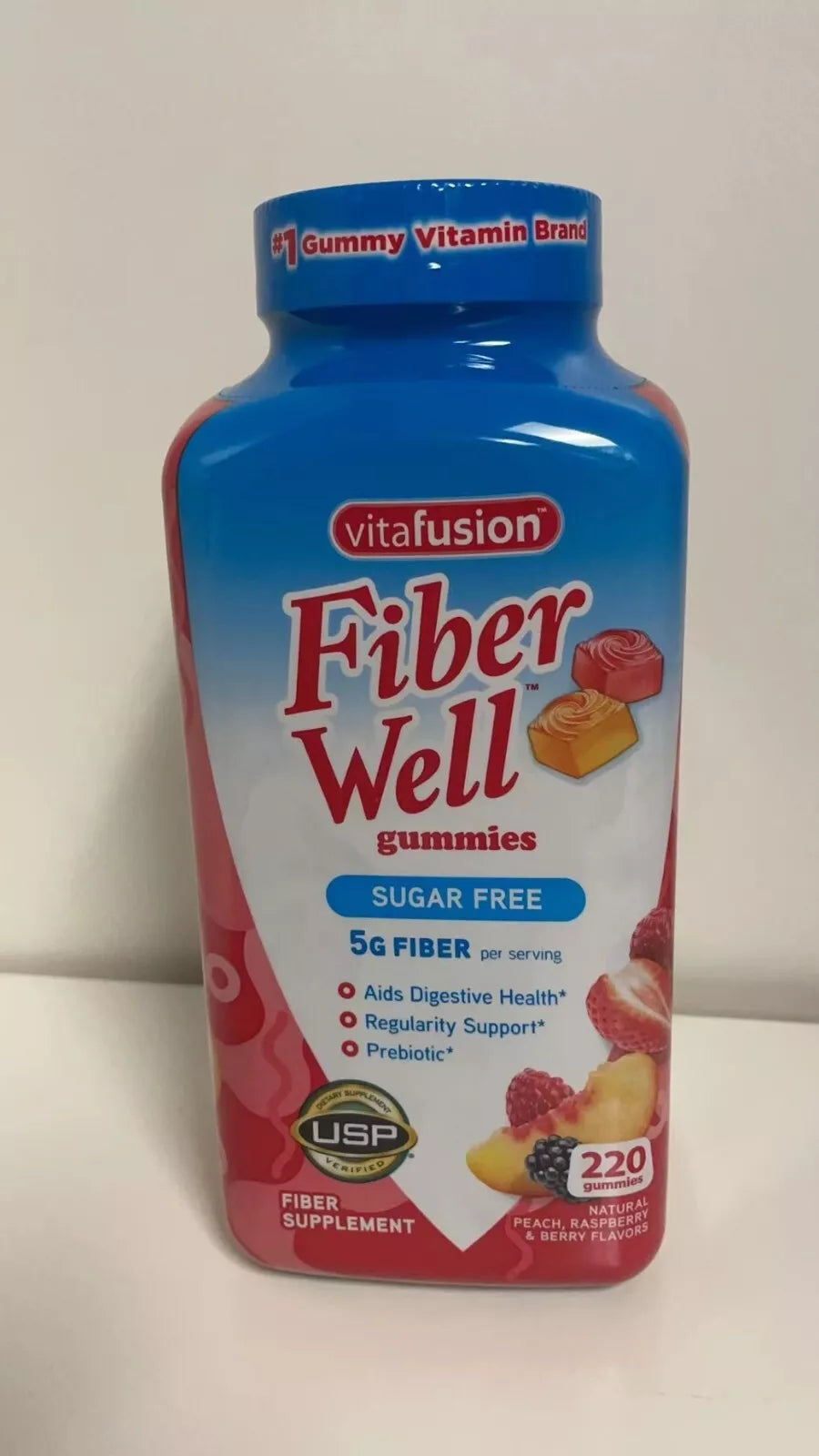 Vitafusion Fiber Well Gummies Suger free (220 ct.), Exp. 01/2026