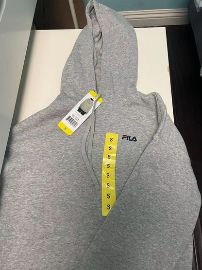 FILA Women’s Hoodie Oversize Style Sweater-Grey Color