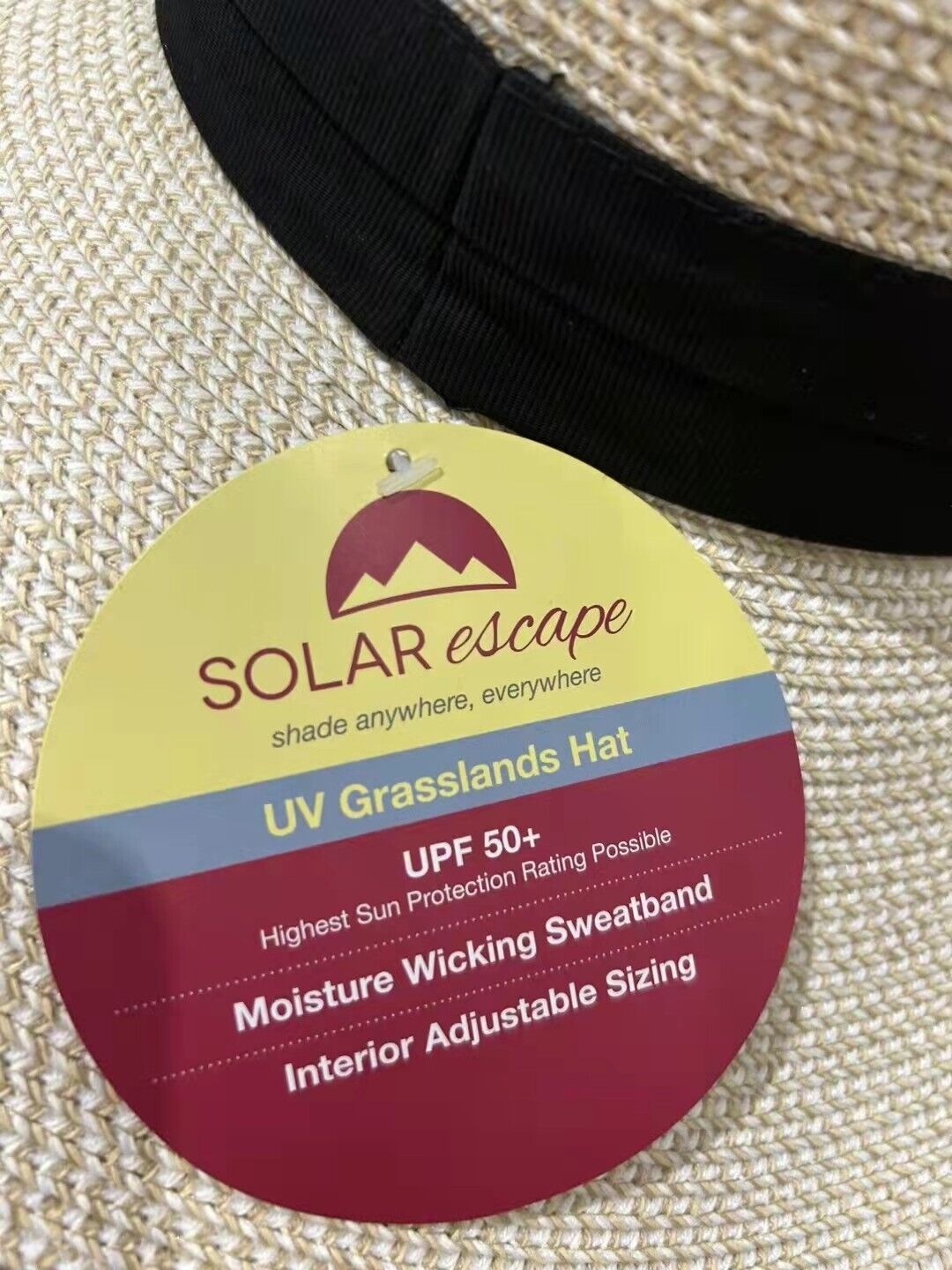 Solar Escape Women's UV Grasslands Hat & Men's Outback Hat Adjustable -UPF 50+