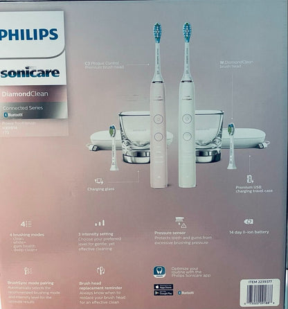 Philips Sonicare Toothbrush White DiamondClean HX9914/72 C3 White+Pink