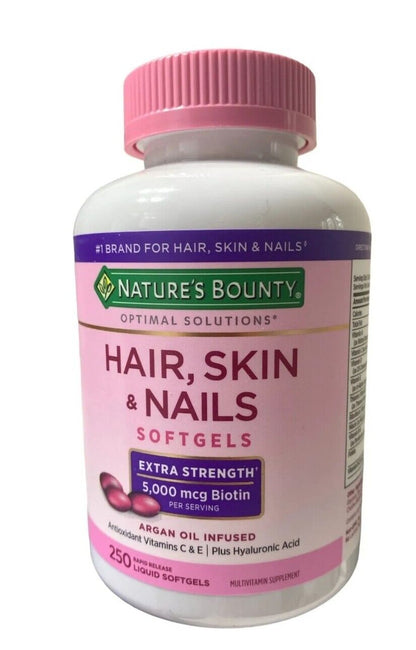Nature's Bounty Hair, Skin and Nails, 250 Softgels