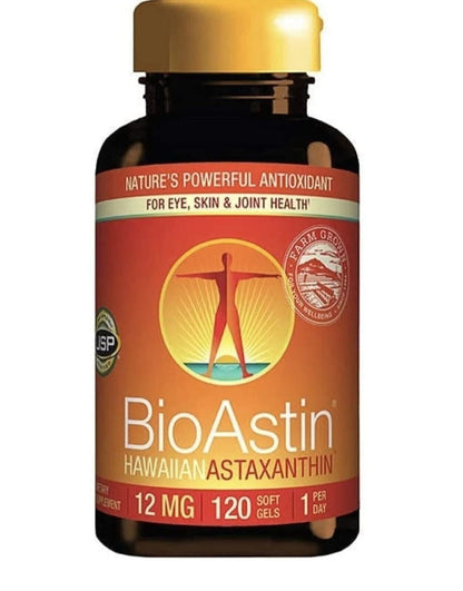 Nutrex BioAstin Hawaiian Astaxanthin 12 mg 120 Soft Gels （Exp. 03/2025）