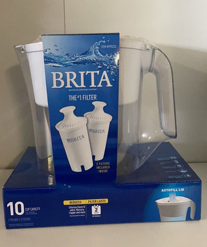 Brita Water Filtration System-1 Pitcher With 2 Filters Included