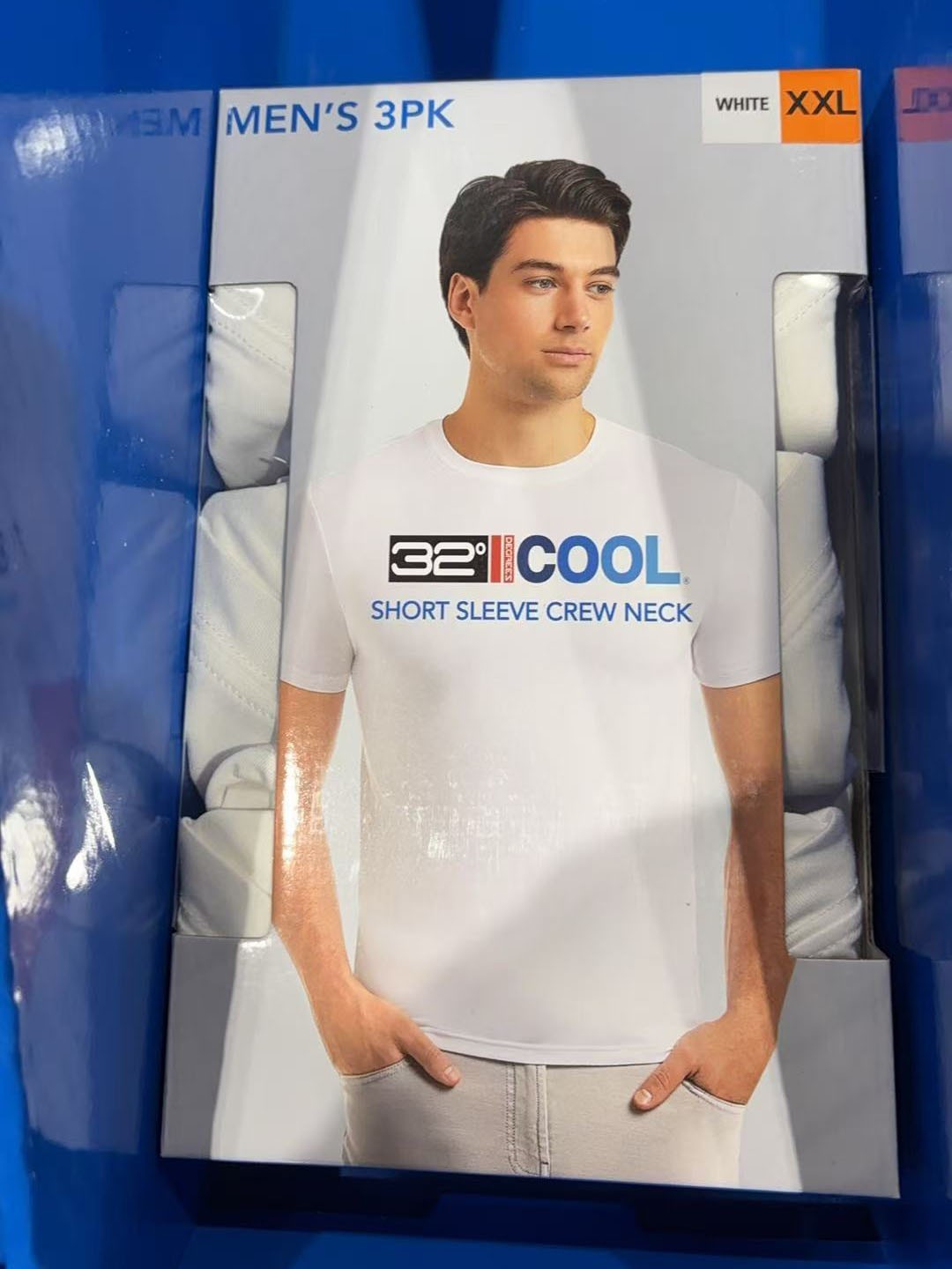 32 Degrees Cool Men's Short Sleeve Crew Neck T-Shirt -3 PK