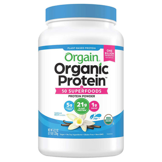 Orgain Organic Protein & Superfoods Plant-Based Protein Powder (Vanilla )