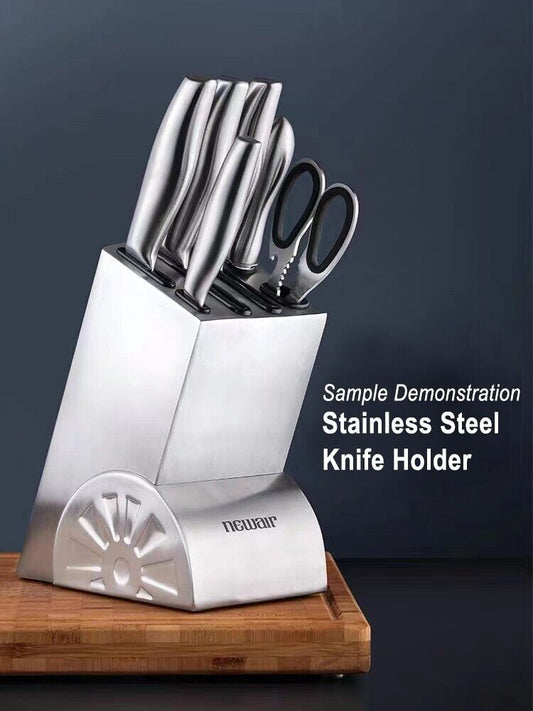 Newair Stainless Steel Knife Holder with 6 Slots
