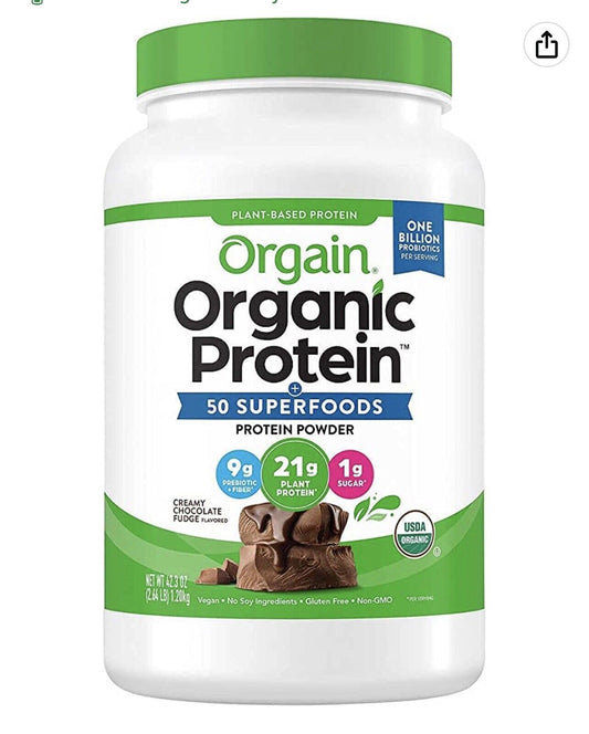 Organic Protein Superfoods Plant-Based Protein Powder, Chocolate 2.64lb