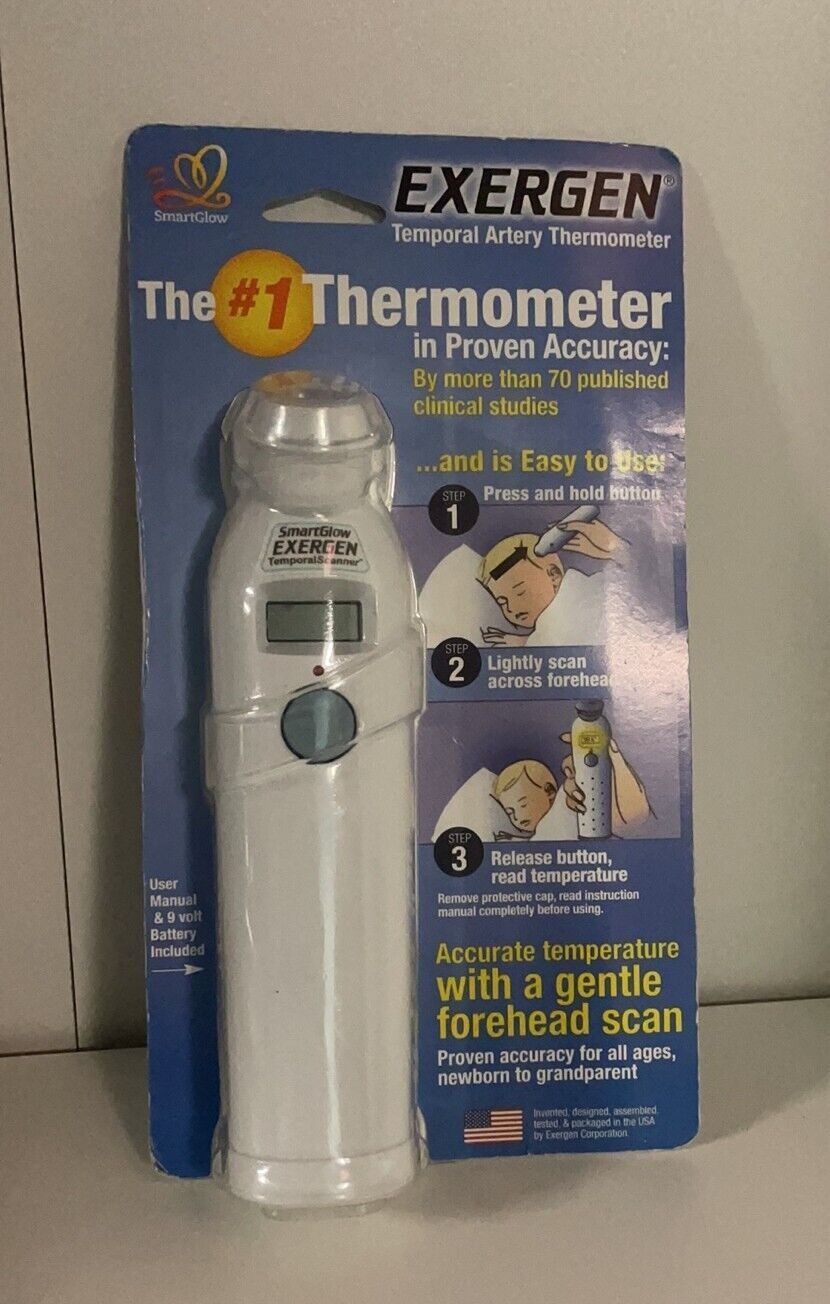 EXERGEN Non-Contact Temporal Artery Thermometer Temperature Scanner TAT-2000C