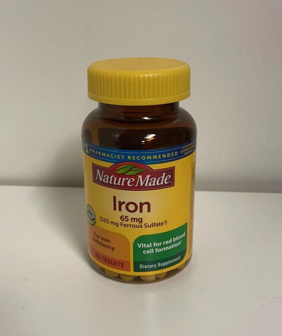 Nature Made Iron 65 Mg, 365 Tablets – HomceUS