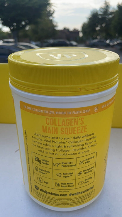 Vital Proteins Collagen Peptides Dietary Supplement Powder-Lemon/26.5oz