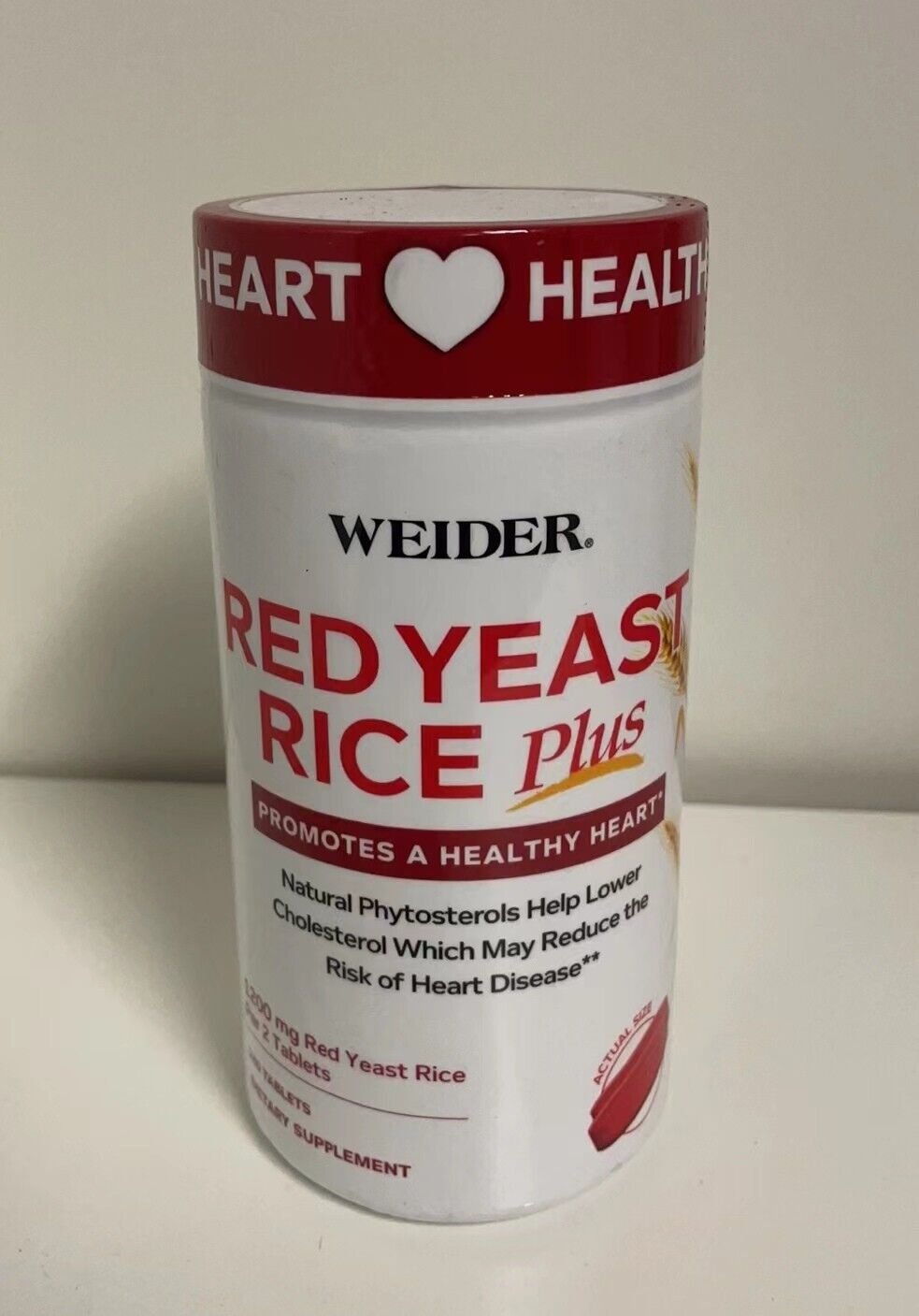 Weider Red Yeast Rice Plus, 1200mg, 240 tablets