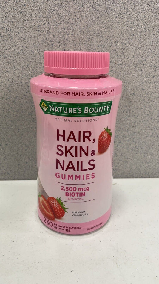 Nature's Bounty Hair, Skin & Nails Vitamin w/ Biotin (230 gummies)