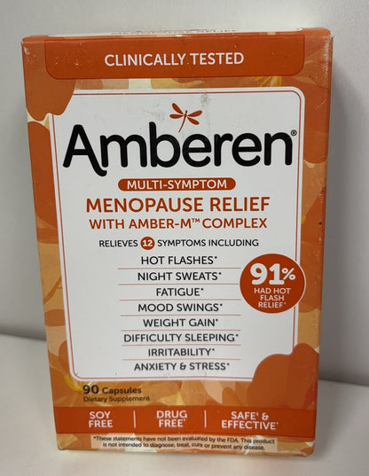 Amberen Multi-Symptom Menopause Relief Capsules 90-Count