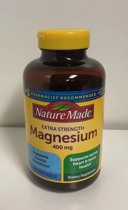 Nature Made Extra Strength Magnesium 400 mg., 180 Softgels