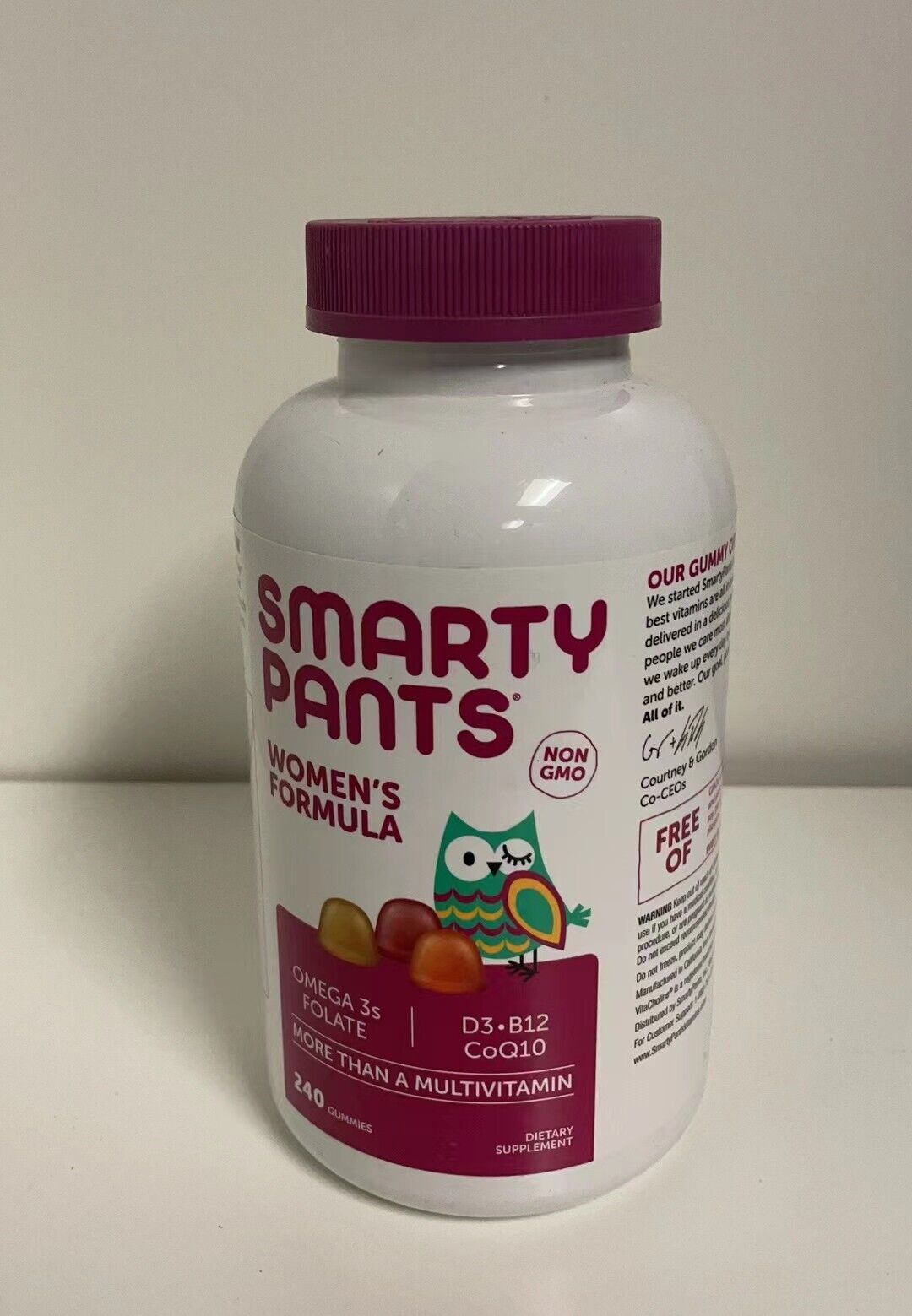 SmartyPants Women's Formula Multivitamin, 240 Adult Gummies
