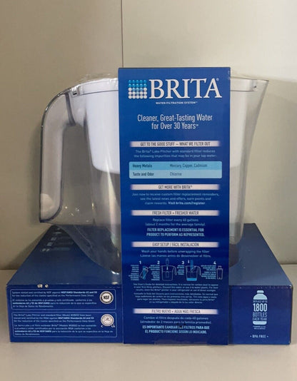 Brita Water Filtration System-1 Pitcher With 2 Filters Included