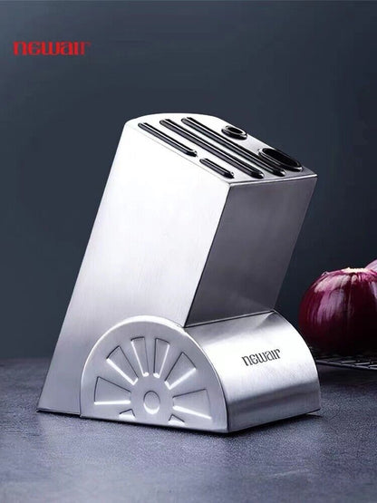 Newair Stainless Steel Knife Holder with 6 Slots