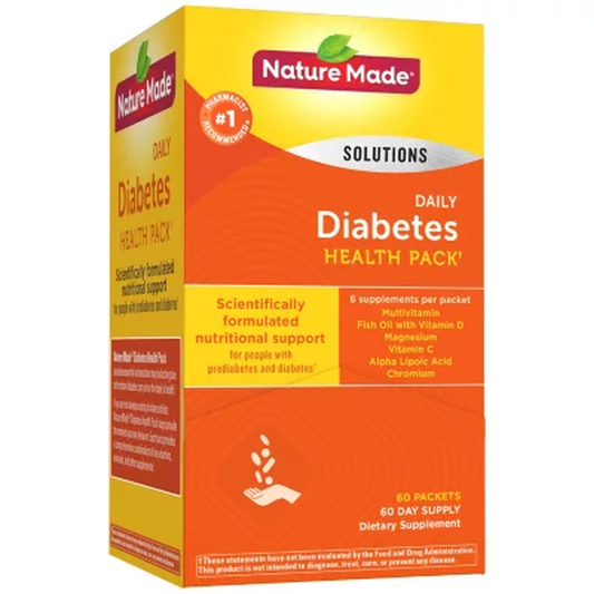 Nature Made Diabetic Health Pack, 60 Packets