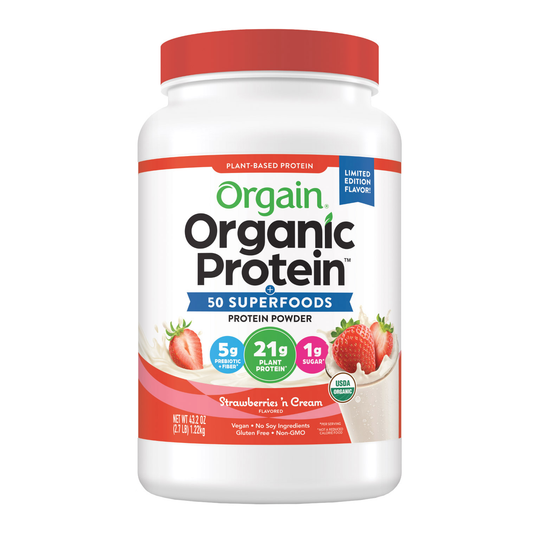 Orgain Organic Protein & Superfoods Plant-Based Protein Powder 2.7lbs