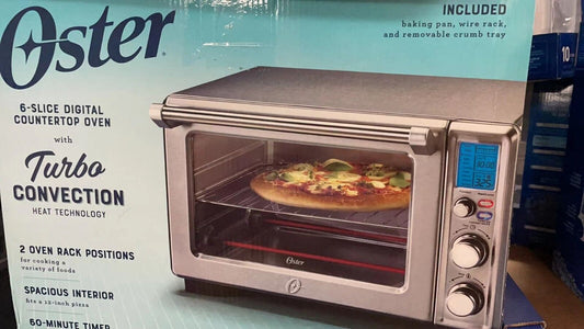 Oster Digital Stainless Steel Countertop Turbo Convection Oven TSSTTVDFL1GP