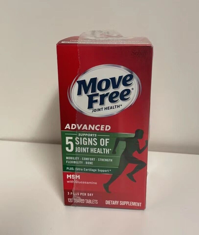 Schiff Move Free Joint Health, Advanced MSM w/ Glucosamine (120 Tablets)