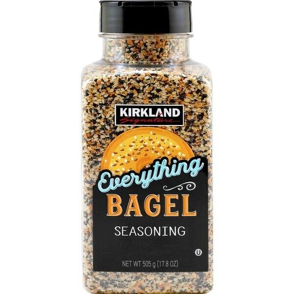 Kirkland Signature Everything Bagel Seasoning Spice Mix 17.8 oz/ 505 g
