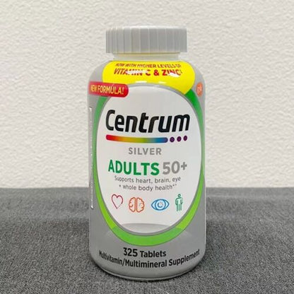Centrum Silver Adults 50+ Multivitamin/Multimineral 325 Tablets