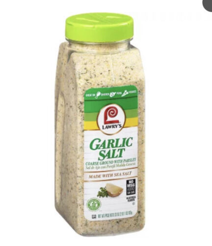 Lawry's Garlic Salt, Coarse Ground With Parsley, Chef Size 33 oz/935g