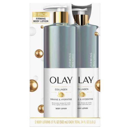 OLAY Collagen Firming & Hydrating Body Lotion (17 fl oz, 2 Pack)