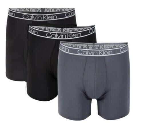 Calvin Klein Men's Boxer Brief The Ultimate Comfort Made from Bamboo-3 Pack
