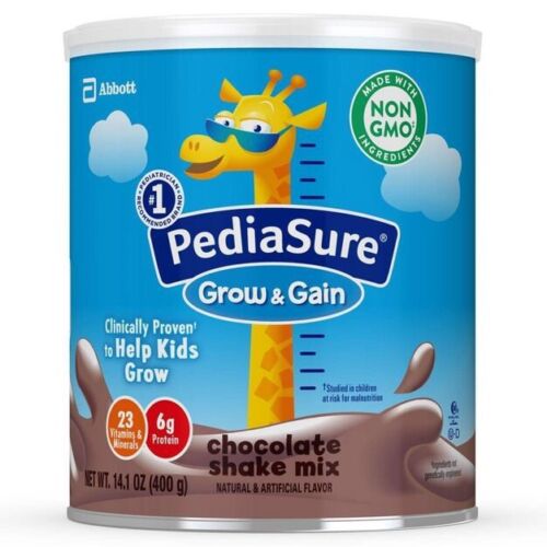 PediaSure Grow & Gain Shake Mix, Chocolate Flavor, 14.1 oz