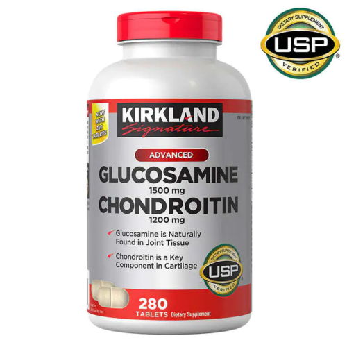 Kirkland Signature Advanced Glucosamine 1500mg & Chondroitin 1200mg, 280 Tablets