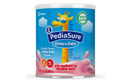 PediaSure Grow & Gain Shake Mix, Strawberry Flavor, 14.1 oz