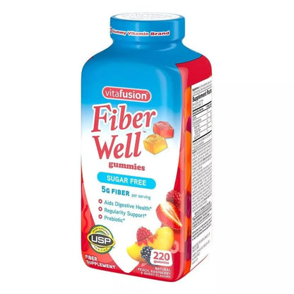 Vitafusion Fiber Well Gummies Suger free (220 ct.), Exp. 01/2026